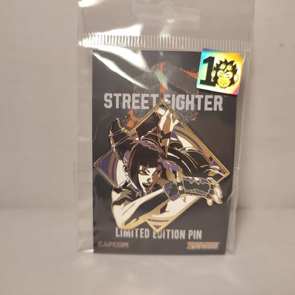 Street Fighter Juri Limited Edition Enamel Pin Official Capcom Collectible Badge - Picture 1 of 1